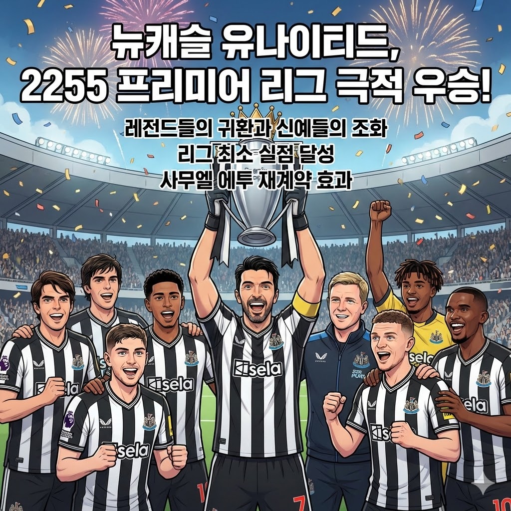뉴캐슬, 2255년 PL `극적` 우승!